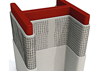 网格搭接不足会导致涂层不符合认证规定，从而为带来防火性能难以预计的风险